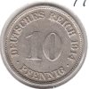 NĚMECKO. 10 Pfennig 1914/F.