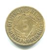 NĚMECKO. 5 Rentenpfennig 1924/G.
