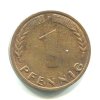 Německo. 1 Pfennig 1969/F.