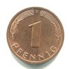 NĚMECKO. 1 Pfennig 1986/F