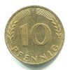 NĚMECKO. 10 pfennig 1972/F