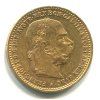 František Josef I. 10 Kronen 1909. Schwartz. Au.