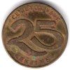 BELGIE. 25 centijen.25 centimes. A la Condition a d´Acheter du SAMVA pour Métaux Bréveté. Propagační žeton.