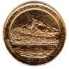 USA. 1/4 dollar 2010/D. Mount Hood. Pozlacený.