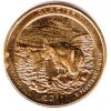 USA. 1/4 dollar 2011/D. Glacier. Pozlacený.