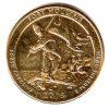USA. 1/4 dollar 2016/D. Fort Moultrie. Pozlacený.