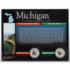 USA. 2x 1/4 dollar 2004. Michigan. Kolorováno.