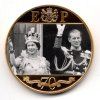 GIBRALTAR. 1 crown 2017. 70. výročí královské svatby.