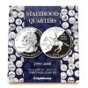 USA. Sada Statehood Quarters 1999-2008. 56 pozlacených mincí.