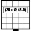Šuplík BEBA Mini 49 polí na mince Ø 33,8 mm - 3